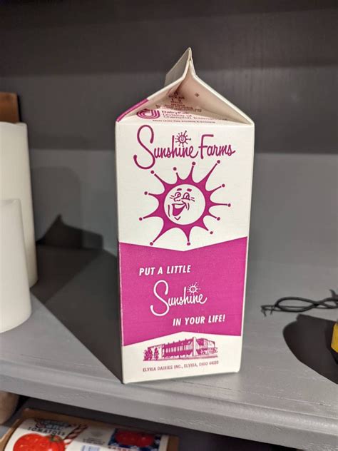 Nos 1980 S Sunshine Farms Dairy Milk Waxed Milk Carton Or Etsy