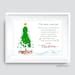 Christmas Tree Footprint Art Poem Merry Christmas Tree Footprint