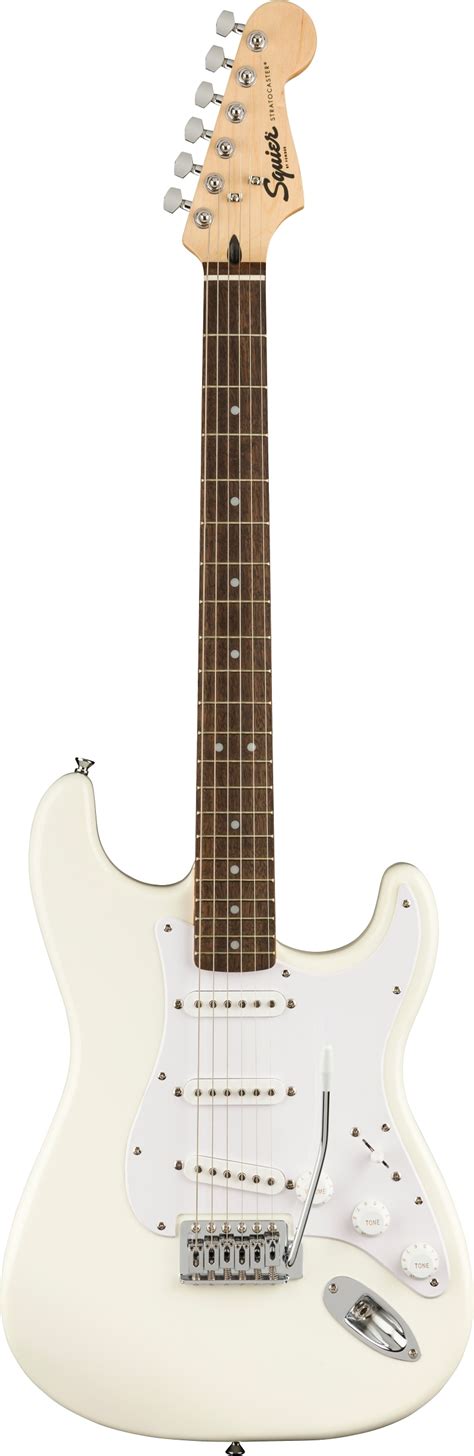 Squier Bullet Strat Sss Wtremolo Laurel Fingerboard Arctic White High Street Music