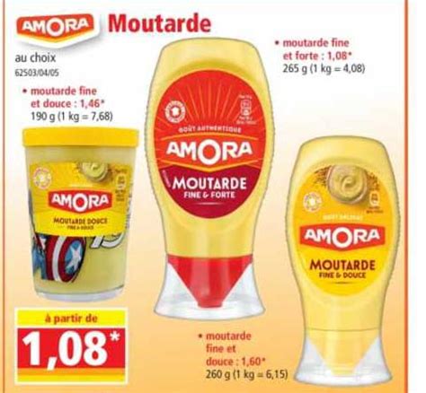 Promo Moutarde Amora Chez Norma ICatalogue Fr