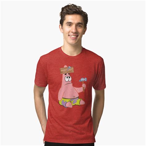 Patrick Star T Shirt By Thecaminater Redbubble