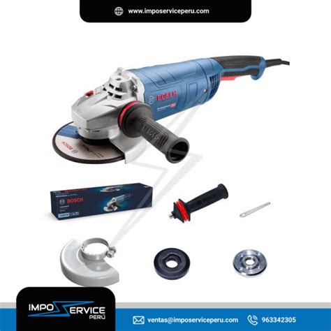 ESMERIL ANGULAR DE 9″ 2500 W, GWS 25-230 – BOSCH - Imposervice