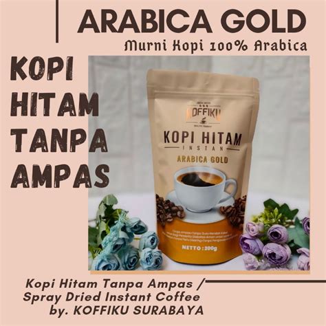 Jual Koffiku Arabica Gold Spray Dried Instant Coffee Kopi Tanpa