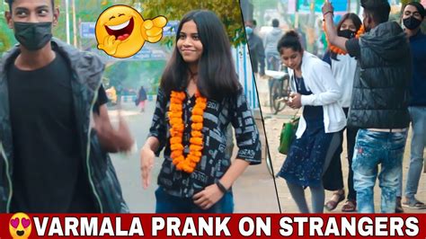 Varmala Prank On Cute Girls😍 With Twist😳 Prank In India Team