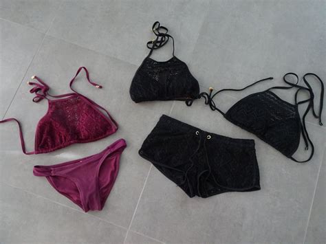 2 Bikini und ein zusätzliches Oberteil in Grösse XS Gebraucht in