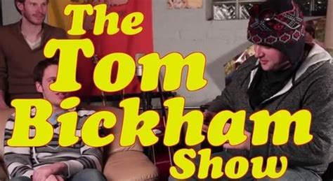 The Tom Bickham Show With Two Men Talking To Each Other