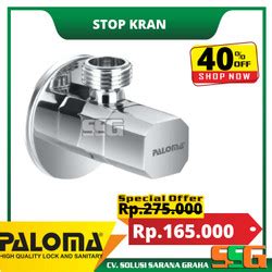 Jual Paloma Fcp Keran Stop Toilet Wc Jet Shower Valve Tembok Kran