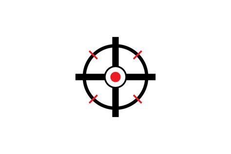 Crosshair Icon Concept Design Vector Graphic By Muhammad Rizky Klinsman