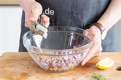 Griechischer Bohnensalat Mit Wei En Bohnen Rezept