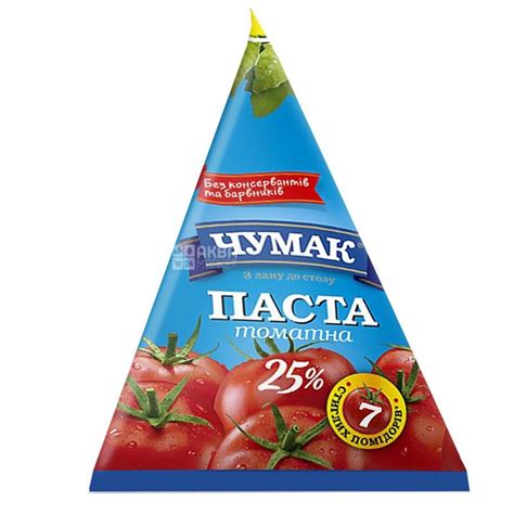 Buy Chumak 25 70 G Tomato Paste Pyramid Tetrapack With Delivery