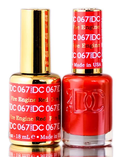 Dnd Dc Reds Gel Polish Duo Gel Lacquer 05 Oz Matching Nail Polish