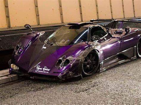 Pagani Zonda Once Owned By Lewis Hamilton Crashed In Wales Shropshire