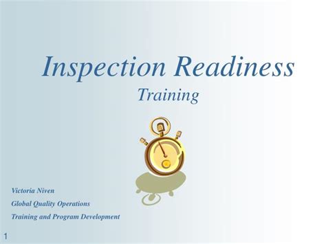 Ppt Inspection Readiness Training Powerpoint Presentation Free