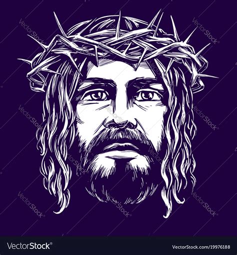 Jesus christ the son of god symbol Royalty Free Vector Image