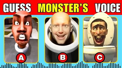 Guess The Monsters Voice Large G Man Toilet Dual Laser Toilet