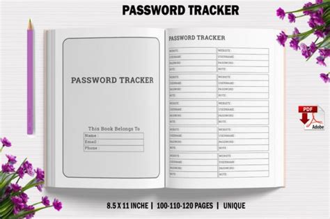 Password Tracker For KDP Interiors Graphic By Rahimaartwork077