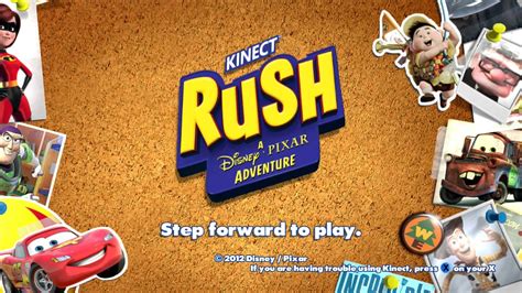 Kinect Rush A Disney Pixar Adventure Title Screen Xbox 360 YouTube