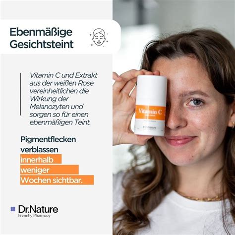 Dr Nature Serum Vitamin C für Gesicht Empfindliche Haut Naturkosmetik