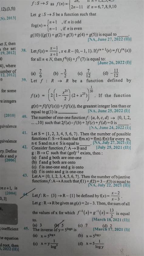 Let Fr→r Be A Function Defined By For Some Fx21−2x25 2x25501