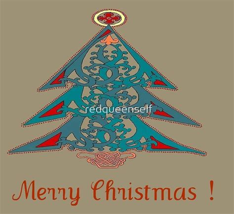 "Celtic Christmas Tree" by redqueenself | Redbubble