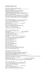 Ed Sheeran Shape Of You ESL Worksheet By K8gr