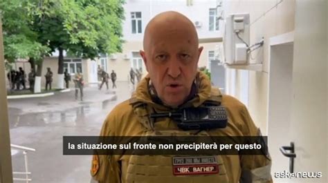 Capo Wagner Prigozhin Il Capo Di Stato Maggiore Scappato Da Rostov