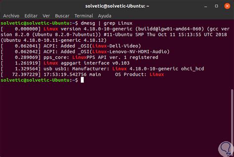 Ver Version De Linux Solvetic