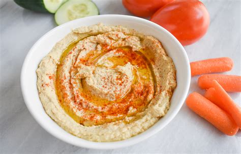 Low-FODMAP Hummus Recipe (using canned chickpeas); Gluten-free, Vegan | Dr. Rachel Pauls