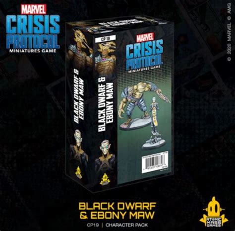 Marvel Crisis Protocol The Black Order Black Dwarf And Ebony Maw The Pit Gaming Shop