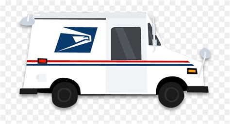 Mail Truck - Usps Mail Truck Png, Transparent Png - 800x423 (#6788004) - PinPng