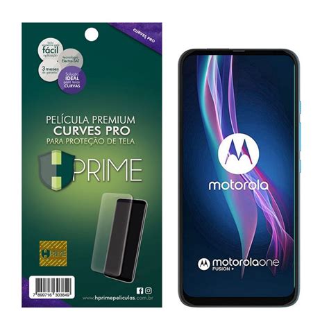 Película Curves Pro De Gel HPrime Motorola One Fusion Plus Submarino