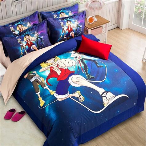 Popular One Piece Anime Bedding Buy Cheap One Piece Anime Bedding Lots From China One Piece