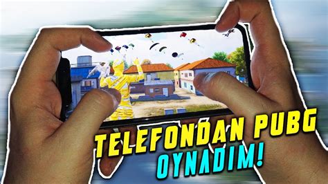 Telefondan Pubg Mobile Oynadim Iphone Gameplay Youtube