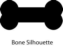 Dog Bone Silhouette - ClipArt Best