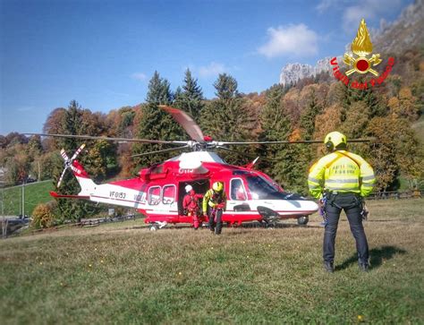 Recuperati Con Lelicottero Dei Pompieri Drago Due Escursionisti