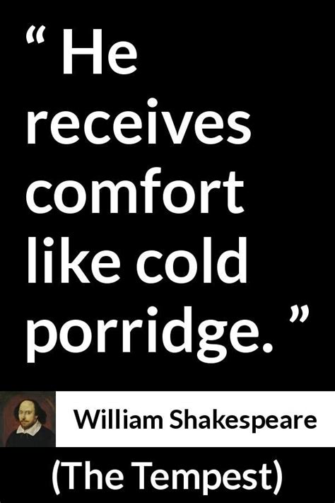 William Shakespeare quote about comfort from The Tempest | William ...