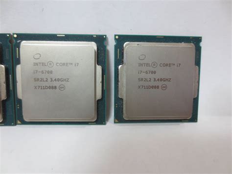 Yahooオークション 3枚セット Intel Core I7 6700 Cpu 340ghz Sr2l2