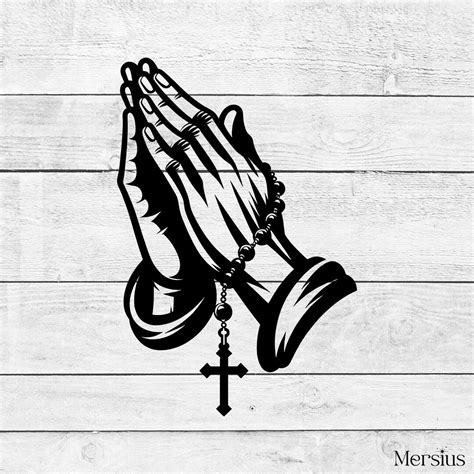 Praying Hands Svg Rosary Praying Hands Svg Rosary Svg Jesus Hands Svg Pray Hands Svg