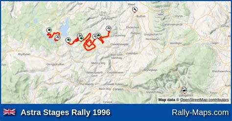 Maps Astra Stages Rally 1996 Rally