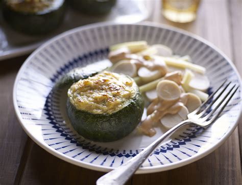 Zapallitos Rellenos Con Arroz Y Ensalada De Palmitos Y Apio Recetas