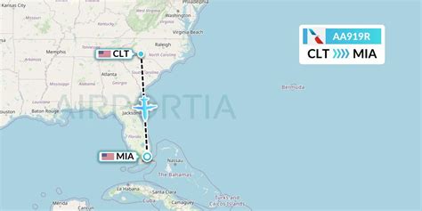 AA919R Flight Status American Airlines Charlotte To Miami AAL919R