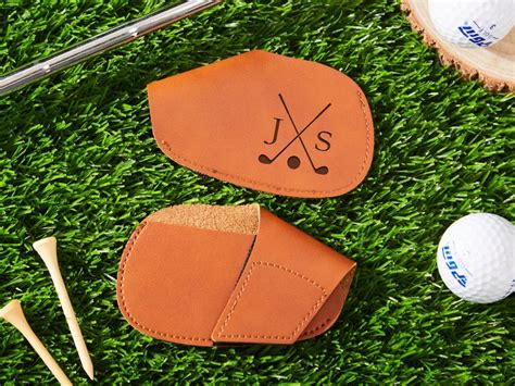 Custom Pu Leather Golf Iron Head Covers Personalized Golf Gifts For Dad