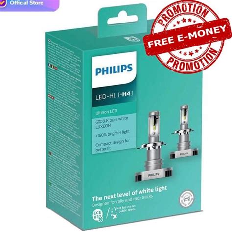 Jual Philips Ultinon Led K H Bohlam Lampu Mobil Putih Shopee