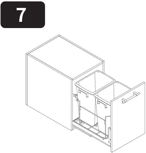 Yitahome Ftkdrh Pull Out Trash Can Recycling Bin Instruction Manual