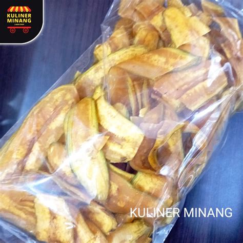 Jual Kripik Pisang Renyah 250g Oleh Oleh Asli Cemilan Kampung Makanan