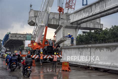 Progres Pembangunan Flyover Kopo Bandung Republika Online