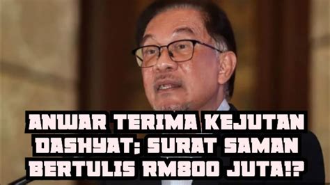 Mampus Anwar Terima Surat Saman Jutaan Ringgit Youtube