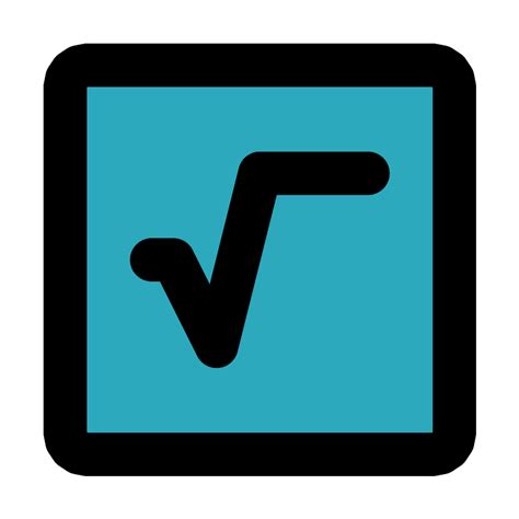 Square Root Square Vector Svg Icon Svg Repo