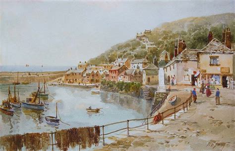 Mousehole Cornwall Elford Fine Art Gallery