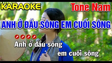 Anh U S Ng Em Cu I S Ng Karaoke Tone Nam Mai Ph M Youtube